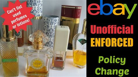 selling used perfume on ebay 2021